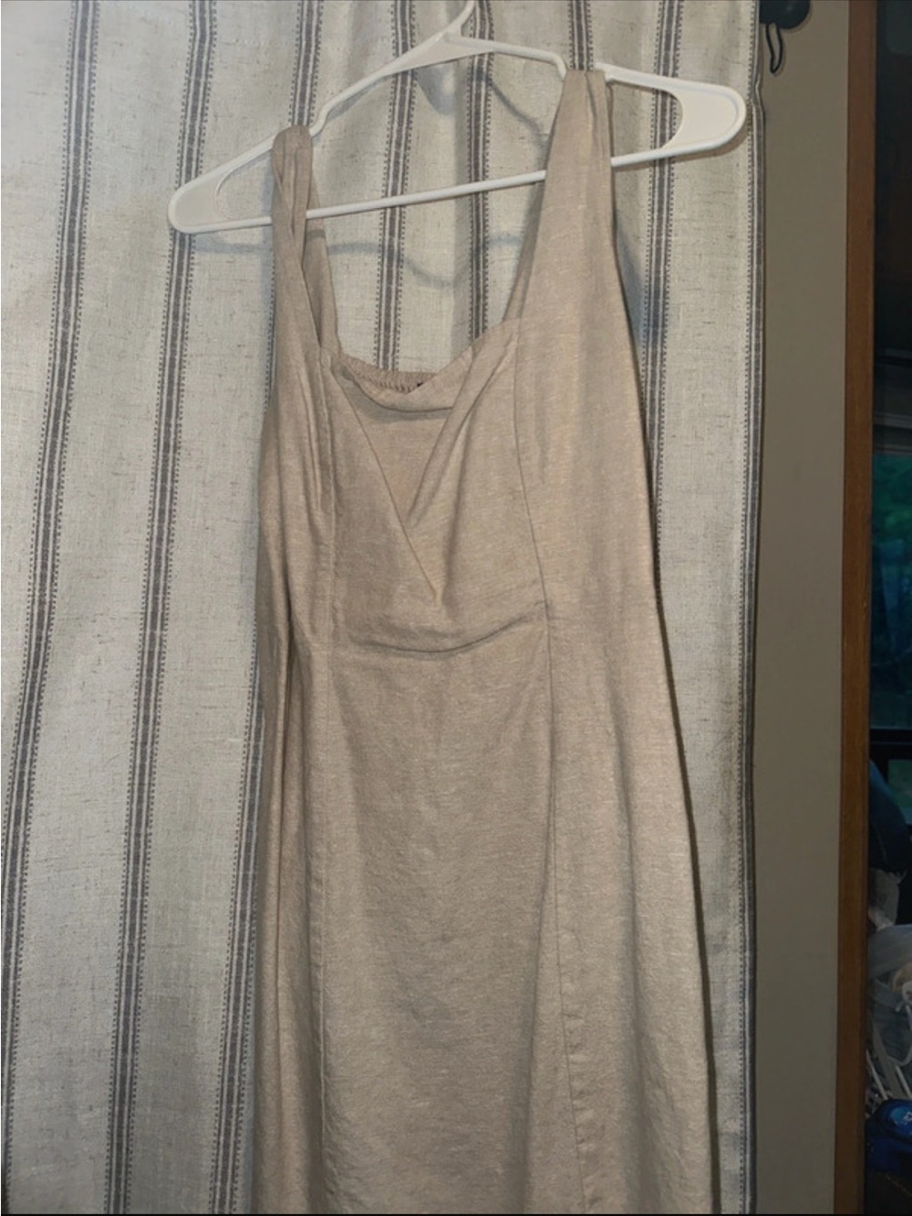 Old Navy Beige/Tan Sleeveless Sundress